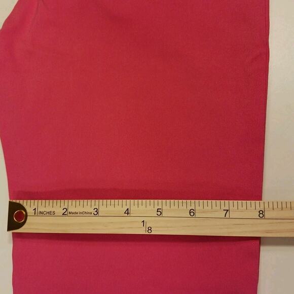 Clothing Ave Dress Pants Women's Large Pink Elastic Waist Button Accent Rayon - Picture 13 of 14